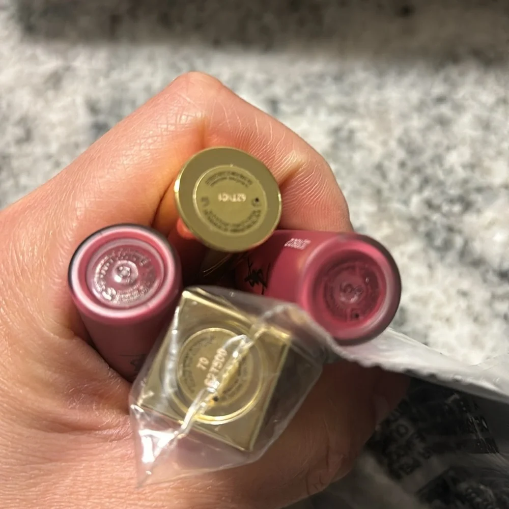 4-pc Yves Saint Laurent Rouge Lipstick travel size bundle